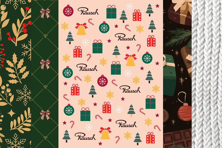 DYI Rausch Geschenkpapiere