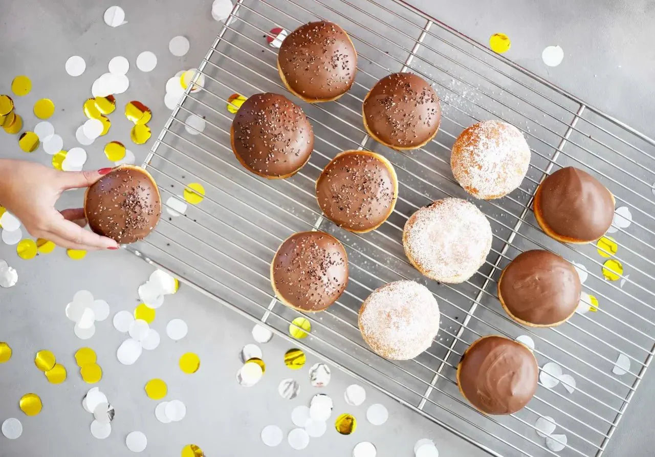 PFANNKUCHEN | BERLINER | KRAPFEN MIT NOUGAT-FÜLLUNG Rausch