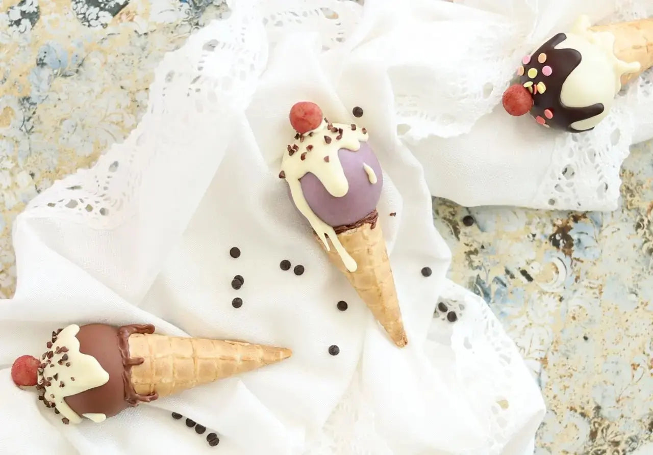 Eiswaffel-Cake-Pops Rausch