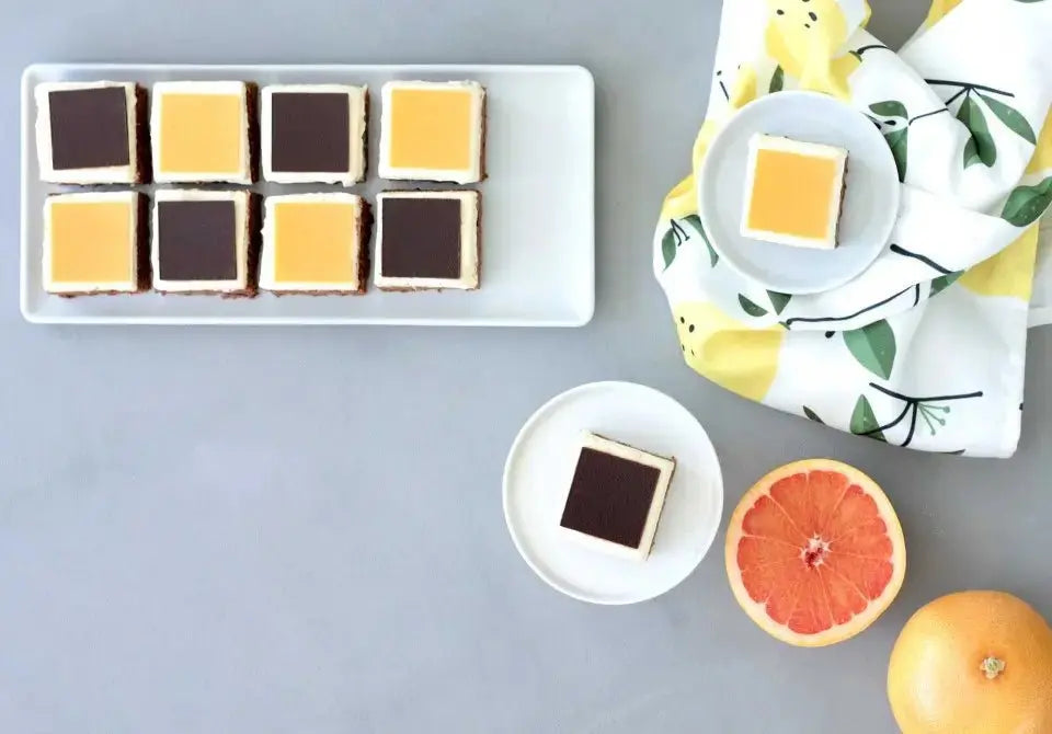 Grapefruit-Schnitte-mit-Edelkakao-Schokolade Rausch