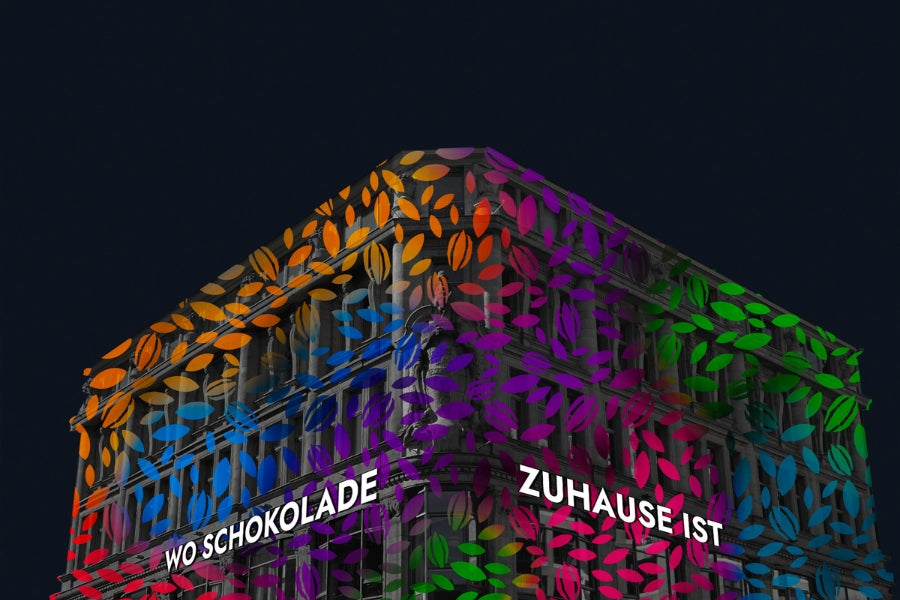 Farbenfrohe Schokoladenkunst beim Festival of Lights 2025 Rausch
