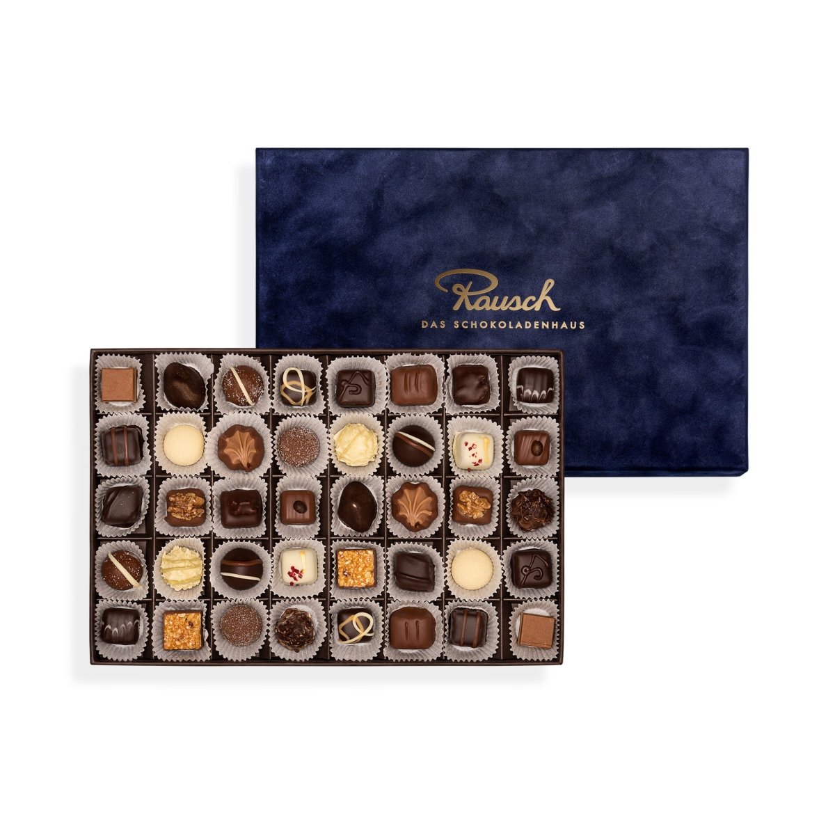 PREMIUM-SCHATULLE SAMT BLAU - Rausch