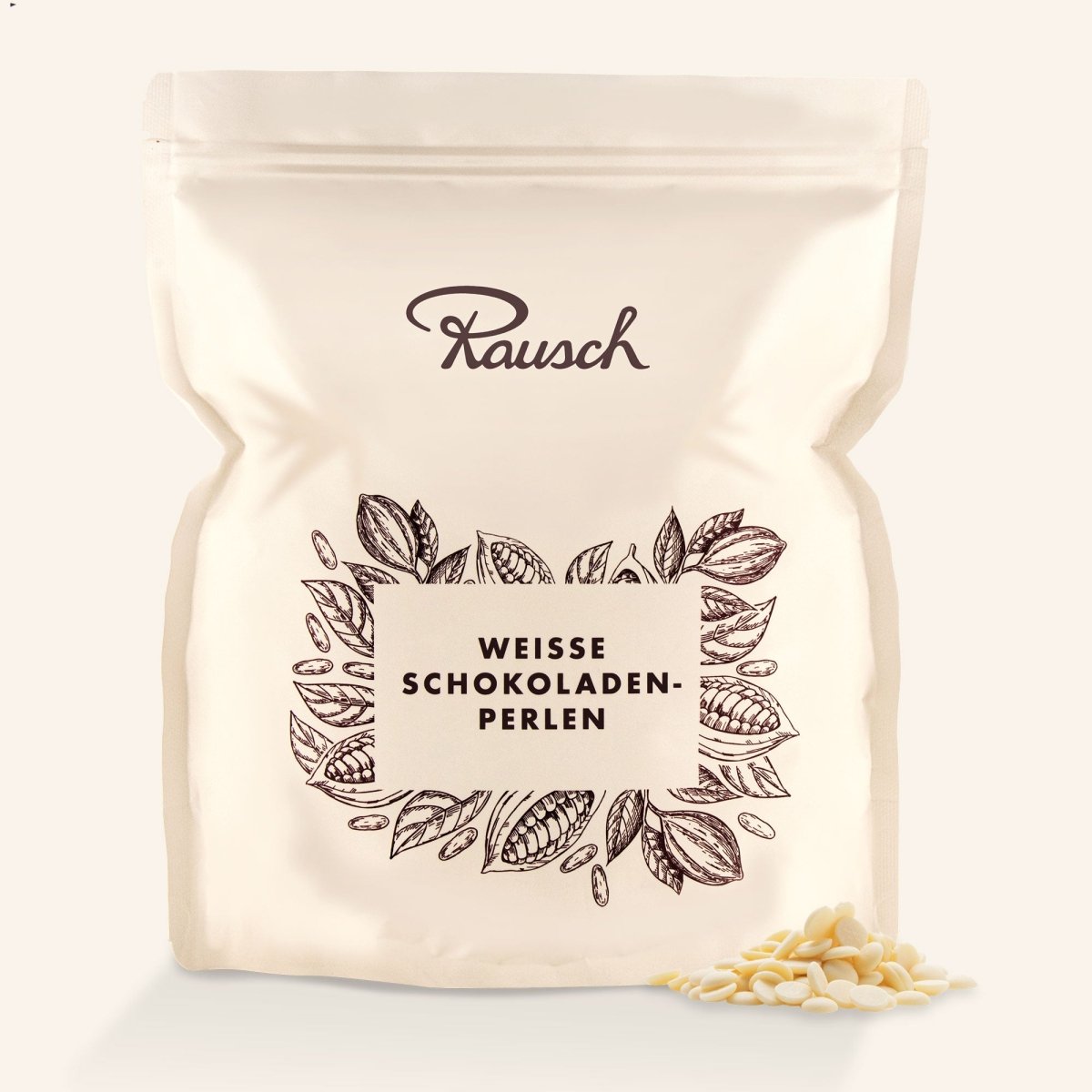 SCHOKOLADEN-PERLEN WEISS - Rausch