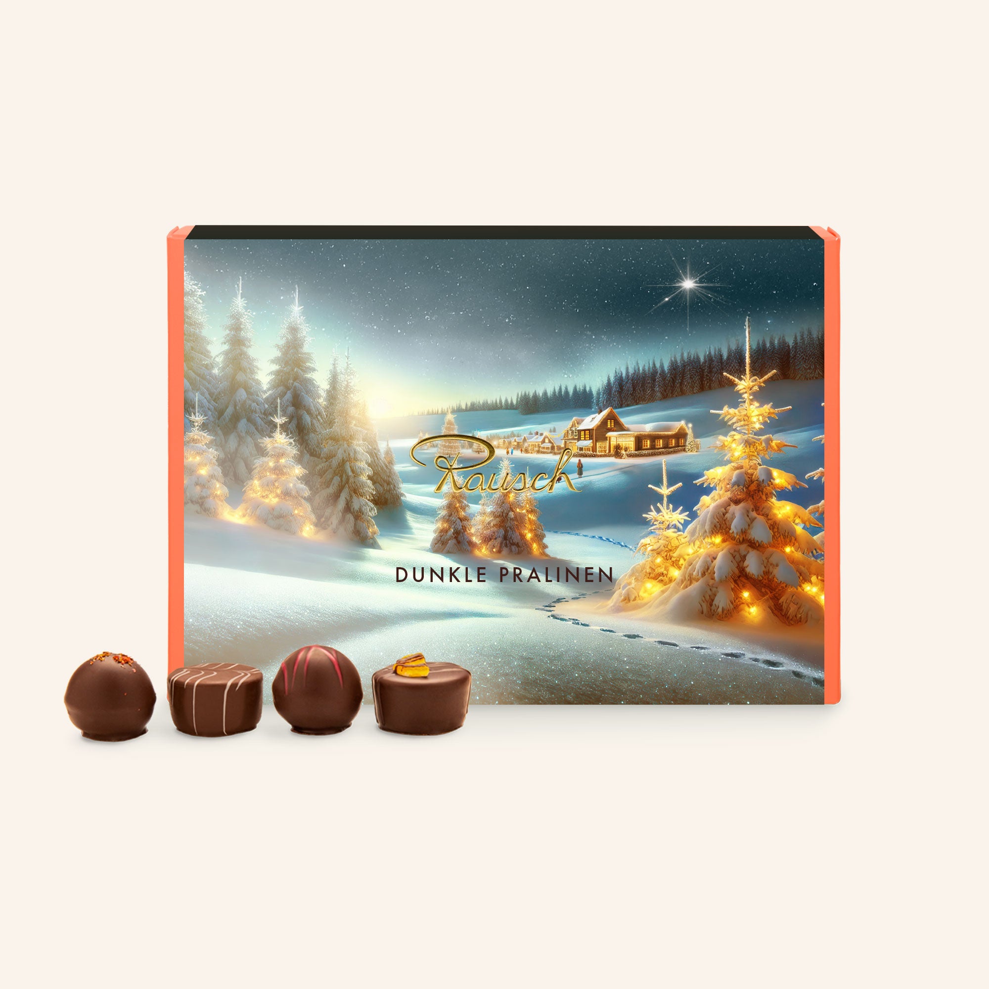 DUNKLE PRALINEN WEIHNACHTEN | 12 St. - Rausch