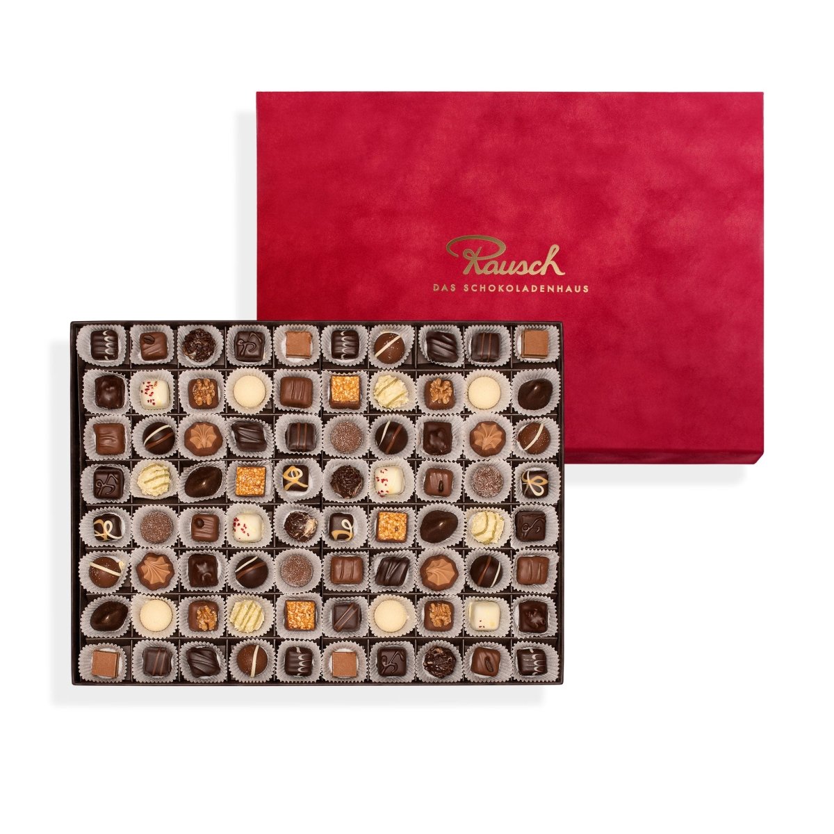 PREMIUM-SCHATULLE SAMT ROT - Rausch