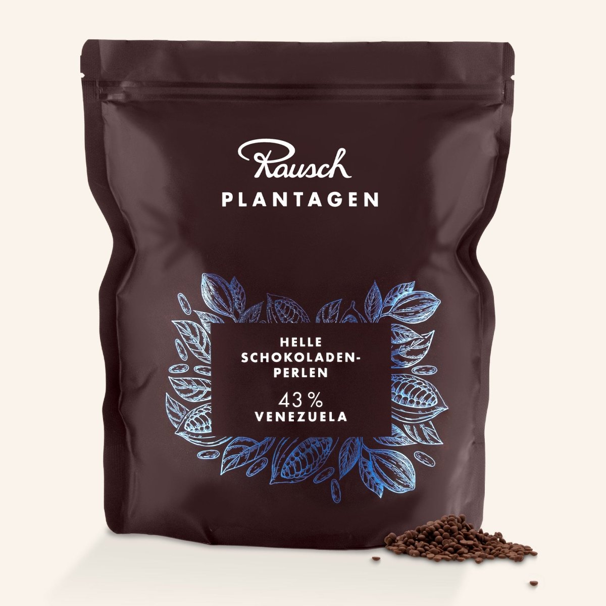SCHOKOLADEN-PERLEN VENEZUELA 43% - Rausch