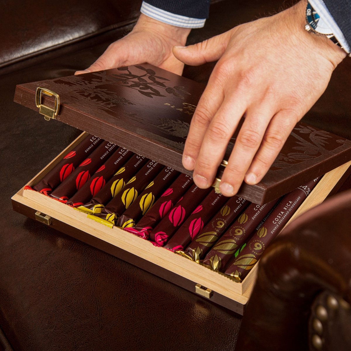 ›RAUSCH PLANTAGEN‹ HOLZ SCHATULLE - Rausch