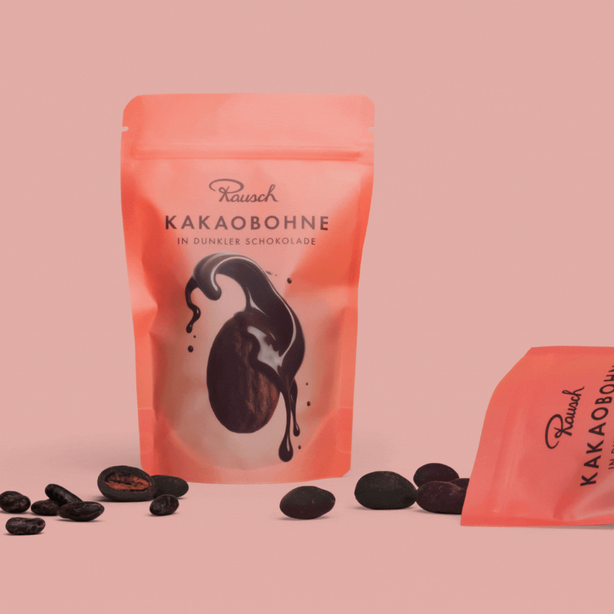 SCHOKOLIERTE KAKAOBOHNEN 60% - Rausch