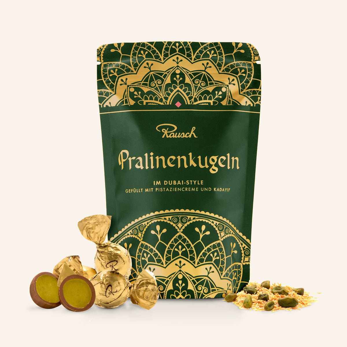 PRALINENKUGELN DUBAI STYLE VOLLMILCH | 12 St. Rausch