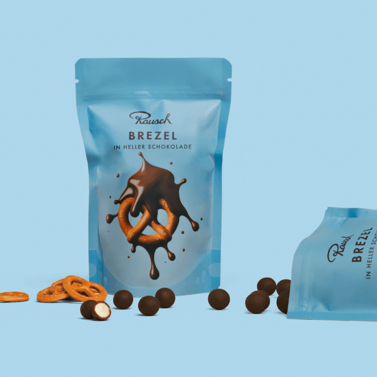 SCHOKOLIERTE BREZEL-KUGEL VENEZUELA 43% - Rausch