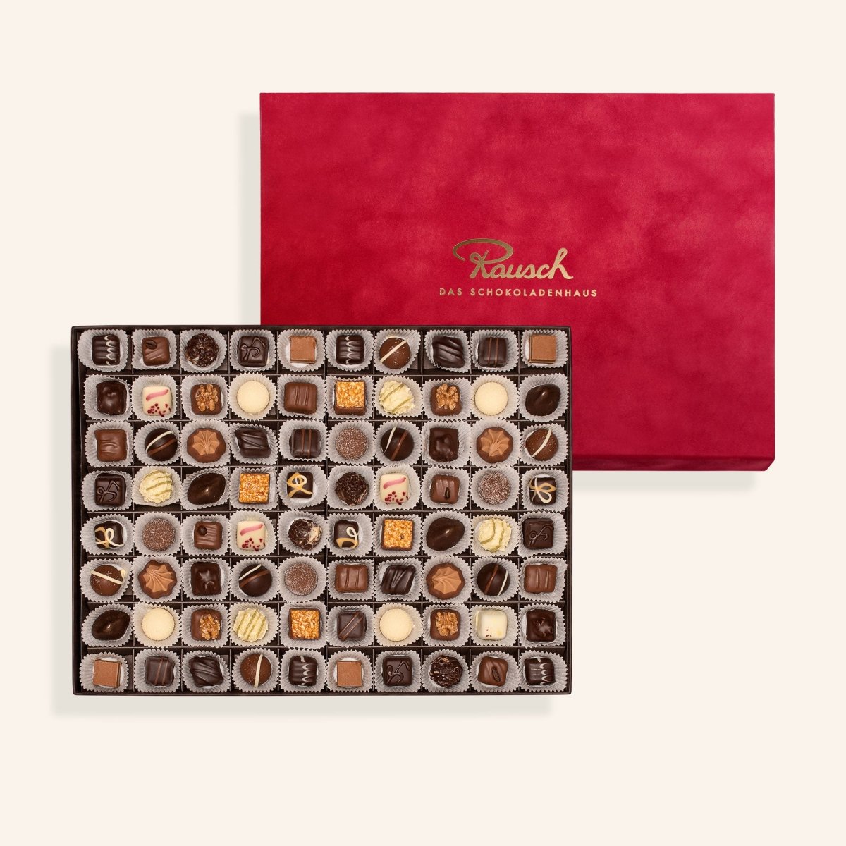 PREMIUM-SCHATULLE SAMT ROT - Rausch