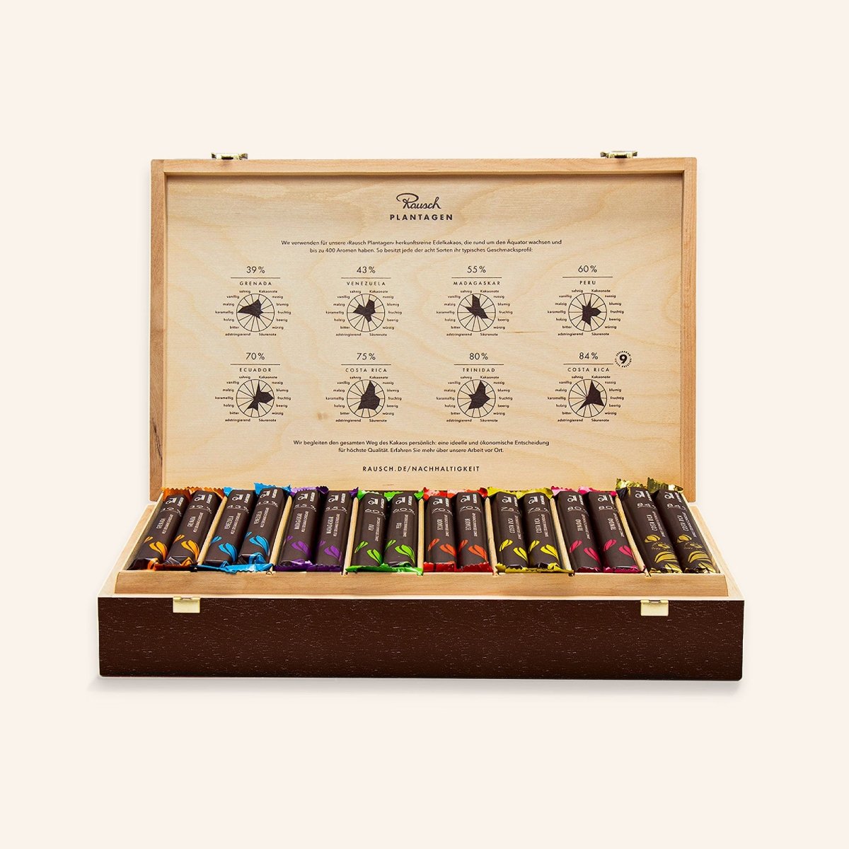 ›RAUSCH PLANTAGEN‹ HOLZ SCHATULLE - Rausch