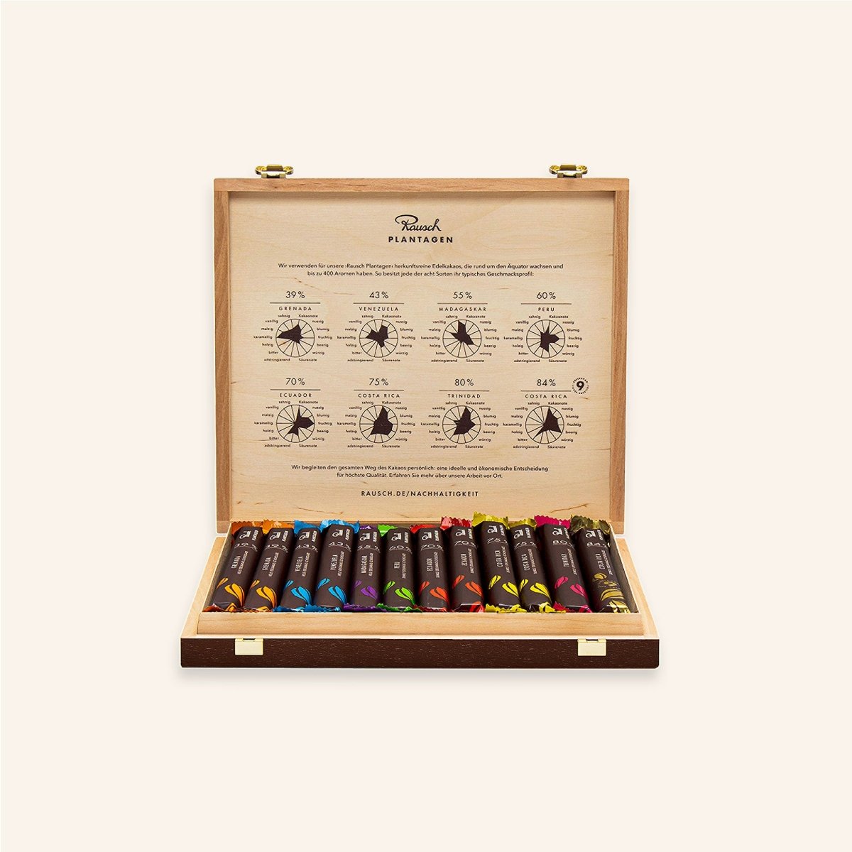 ›RAUSCH PLANTAGEN‹ HOLZ SCHATULLE - Rausch