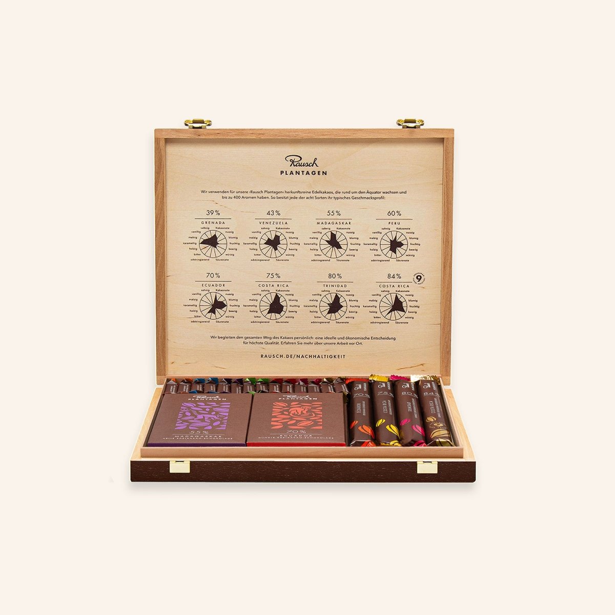 ›RAUSCH PLANTAGEN‹ HOLZ SCHATULLE - Rausch