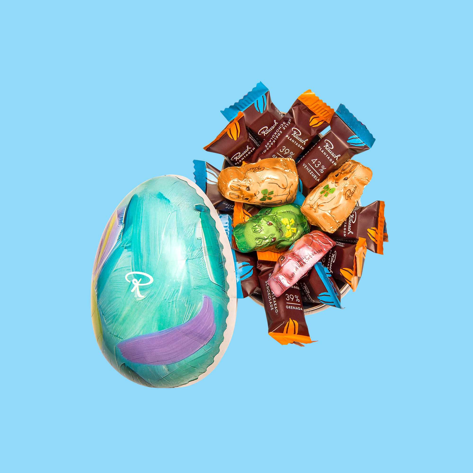 SCHOKOLADENMISCHUNG VOLLMILCH IN OSTEREI