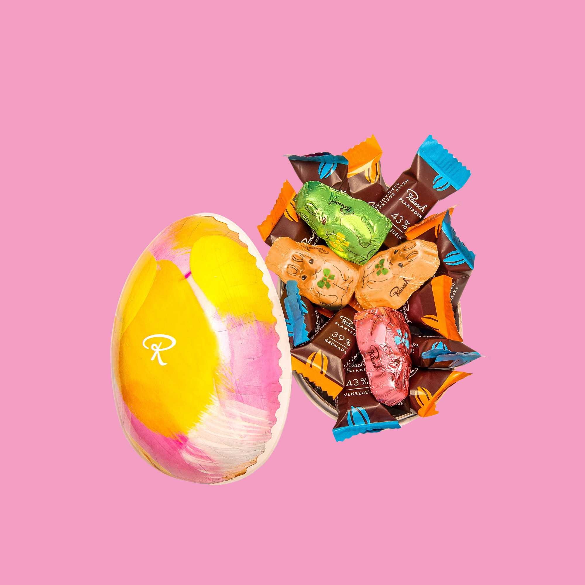 SCHOKOLADENMISCHUNG VOLLMILCH IN OSTEREI Rausch