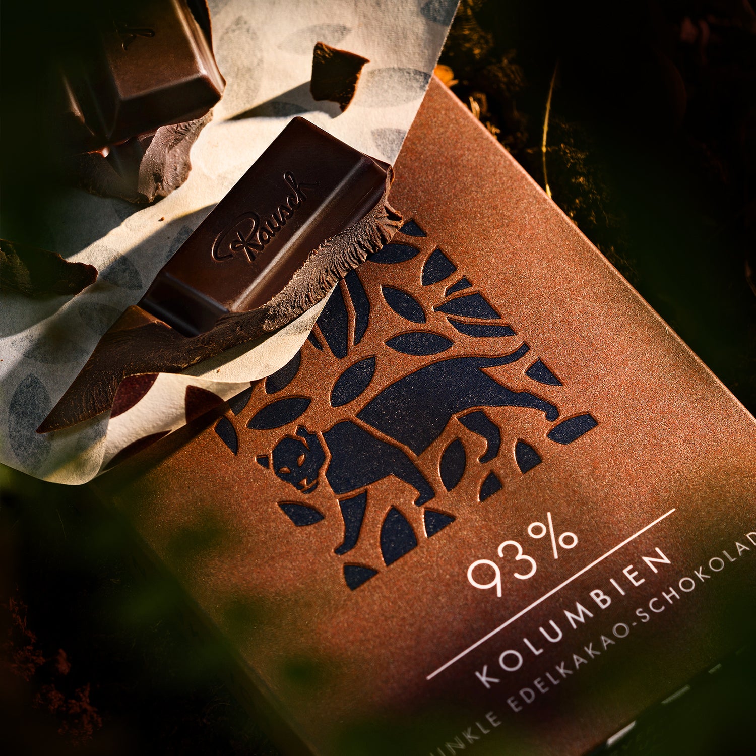 Rausch Kolumbien Edelkakao-Schokolade Tafel