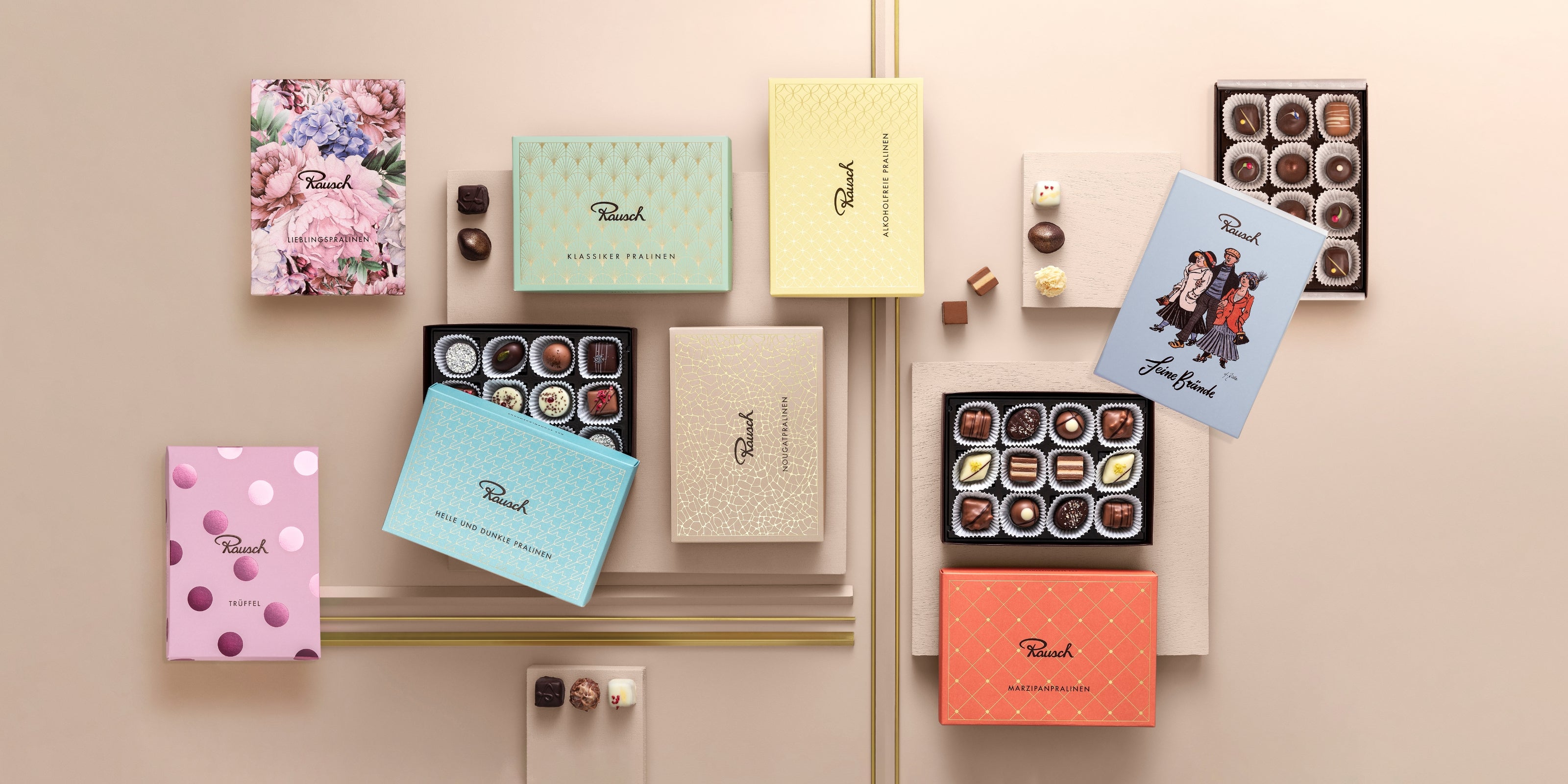 Rausch Pralinen Auswahl Moodbild
