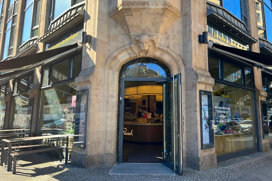 Eingang des Rausch Schokoladenhauses in Berlin