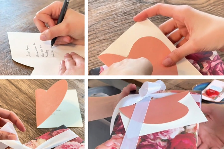 Herzkarte zum Basteln