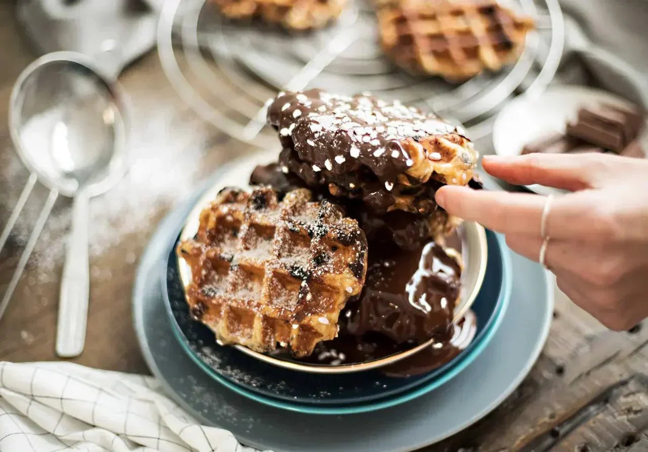 Berliner Waffeln – goldbraun & schokoladig veredelt Rausch