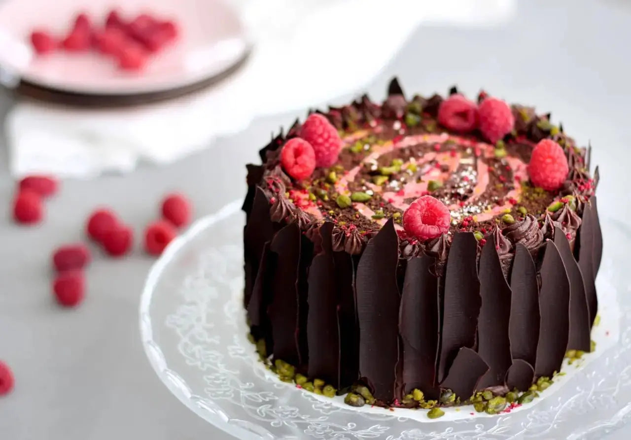 Schokoladen-Himbeer-Wickeltorte Rausch