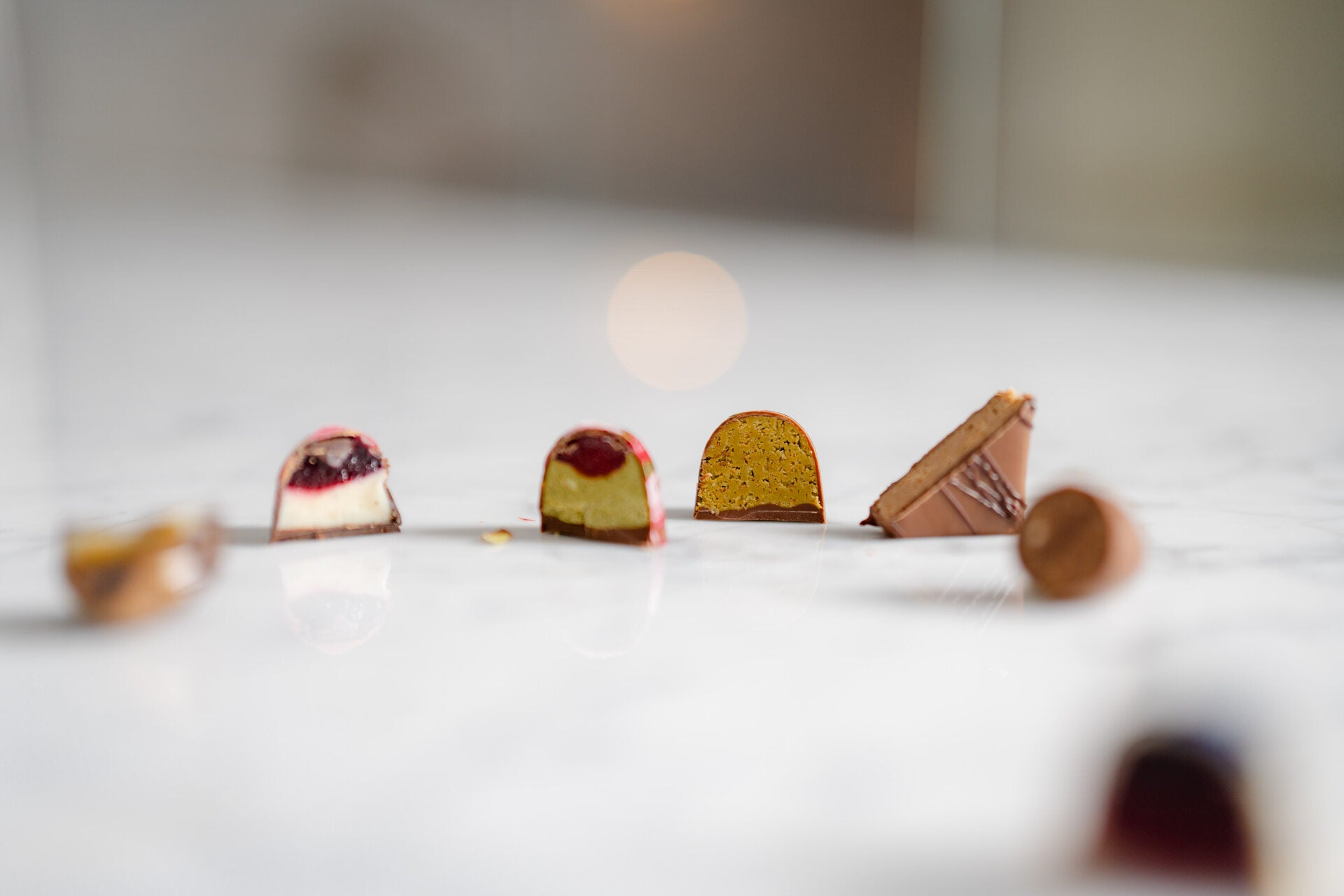 Rausch Patisserie Pralinen Anschnitt