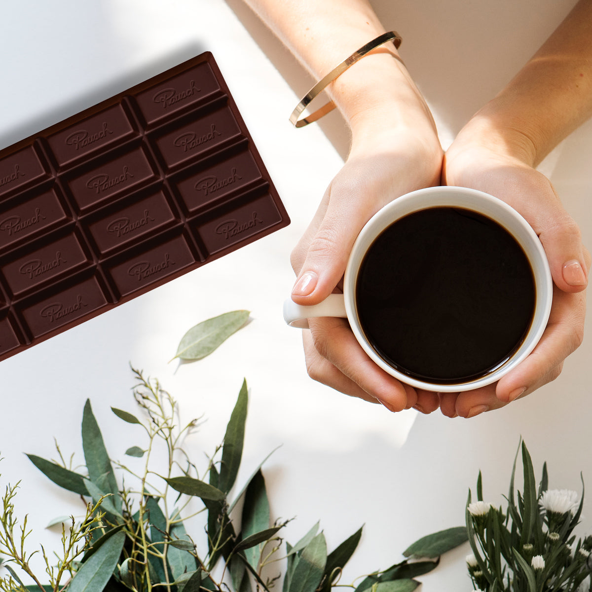 VEGANES EDELKAKAO-TAFEL-SET