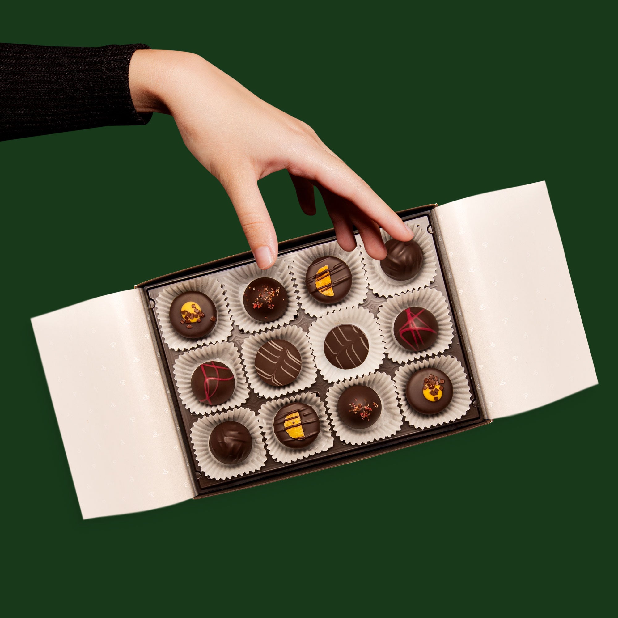 DUNKLE PRALINEN WEIHNACHTEN | 12 St. - Rausch