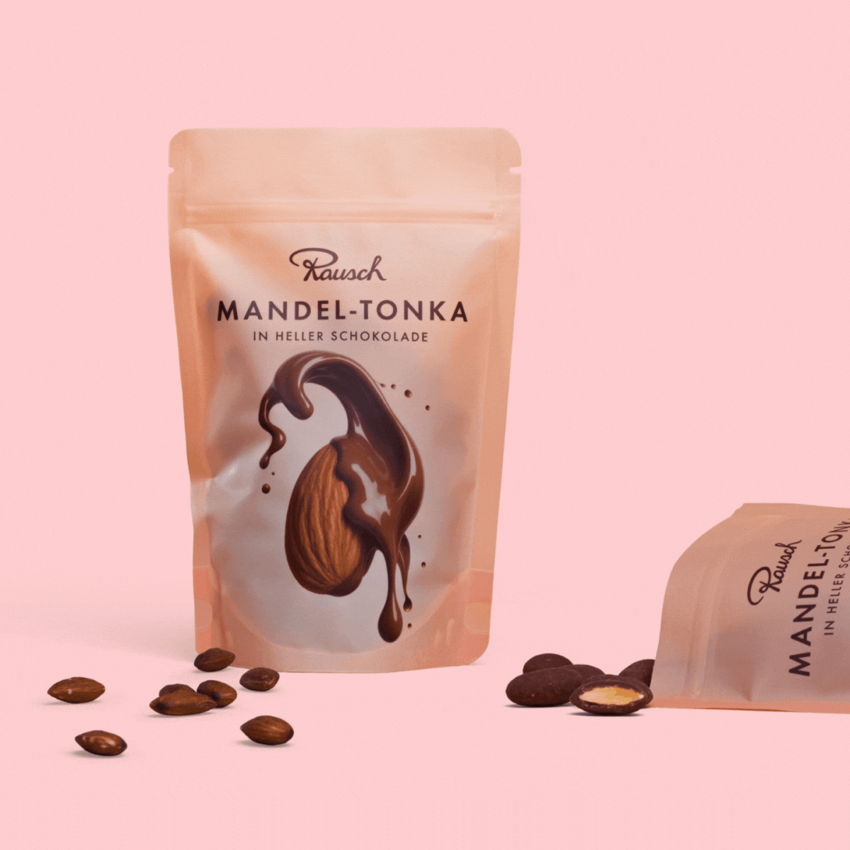 SCHOKOLIERTE MANDEL TONKA 43% - Rausch