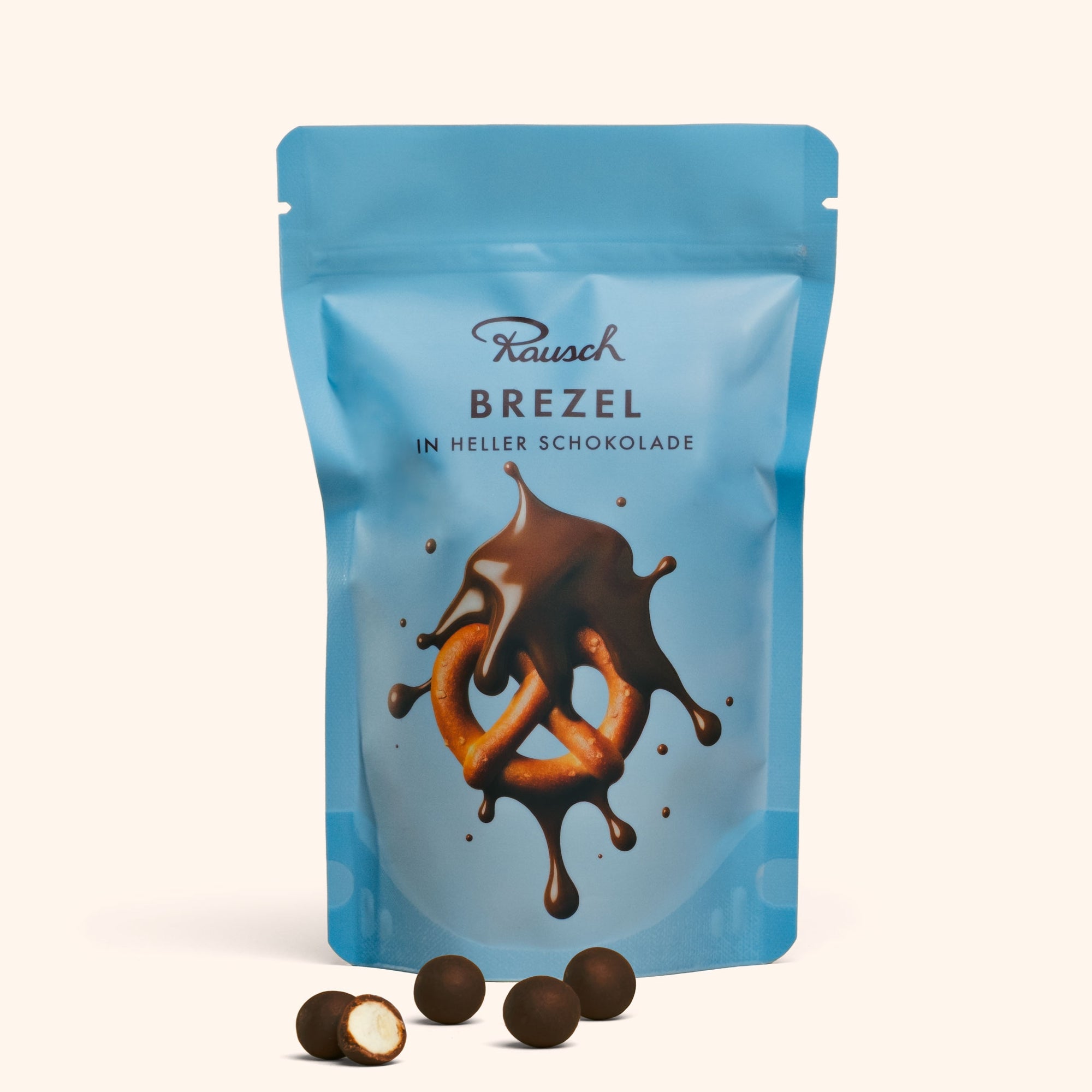 SCHOKOLIERTE BREZEL-KUGEL VENEZUELA 43% - Rausch