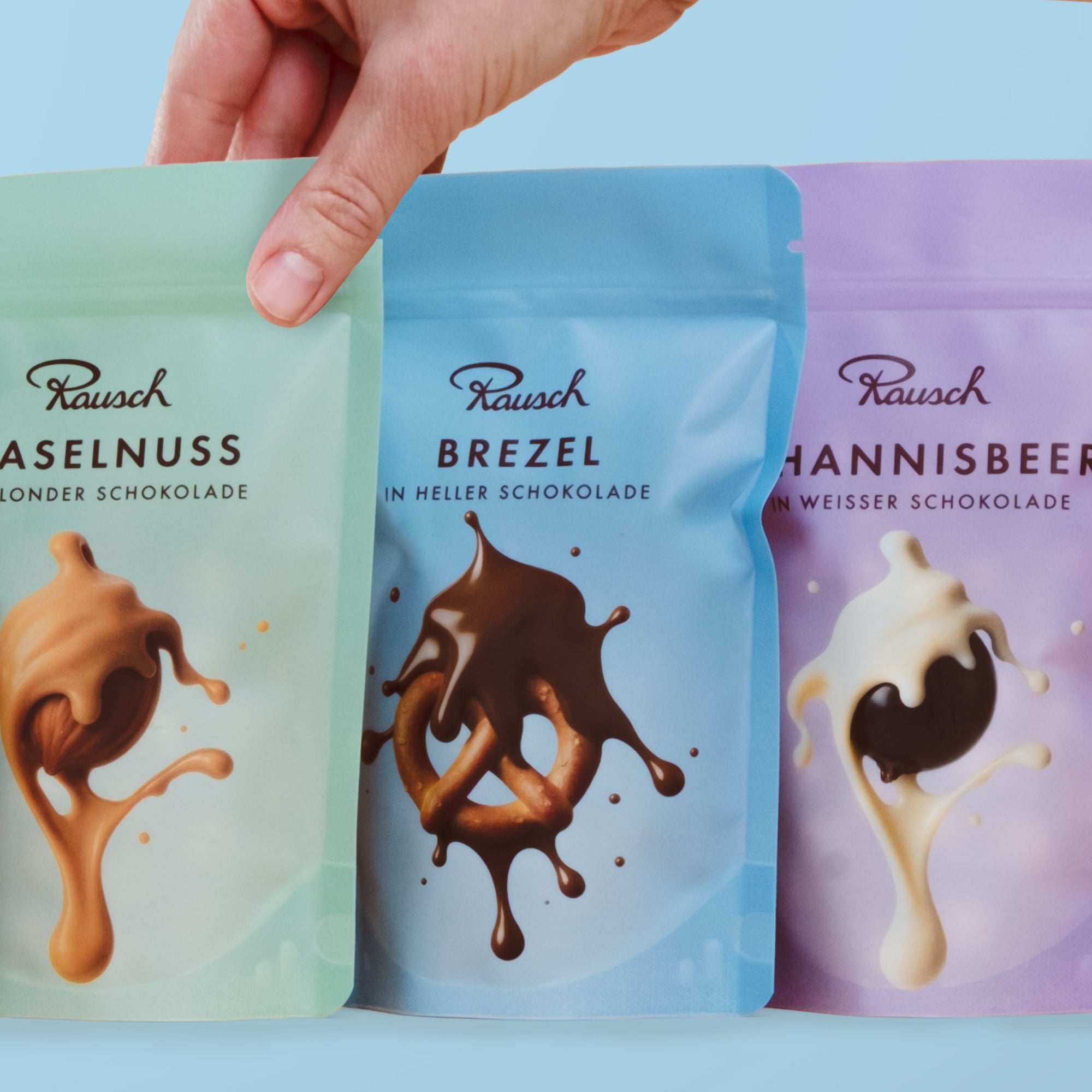 SCHOKOLIERTE BREZEL-KUGEL VENEZUELA 43% - Rausch