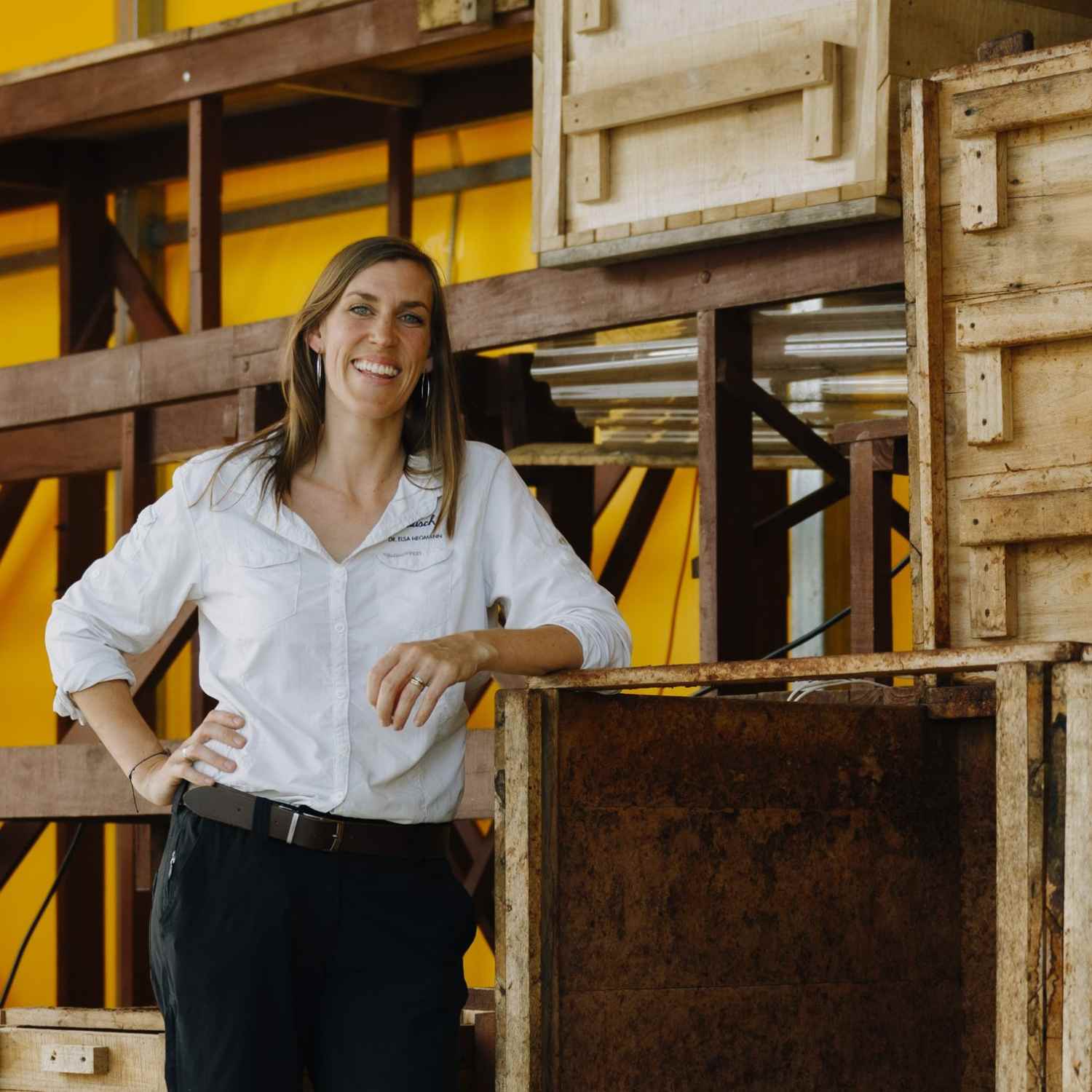 Rausch Mitarbeiterin Elsa Hegmann in Costa Rica