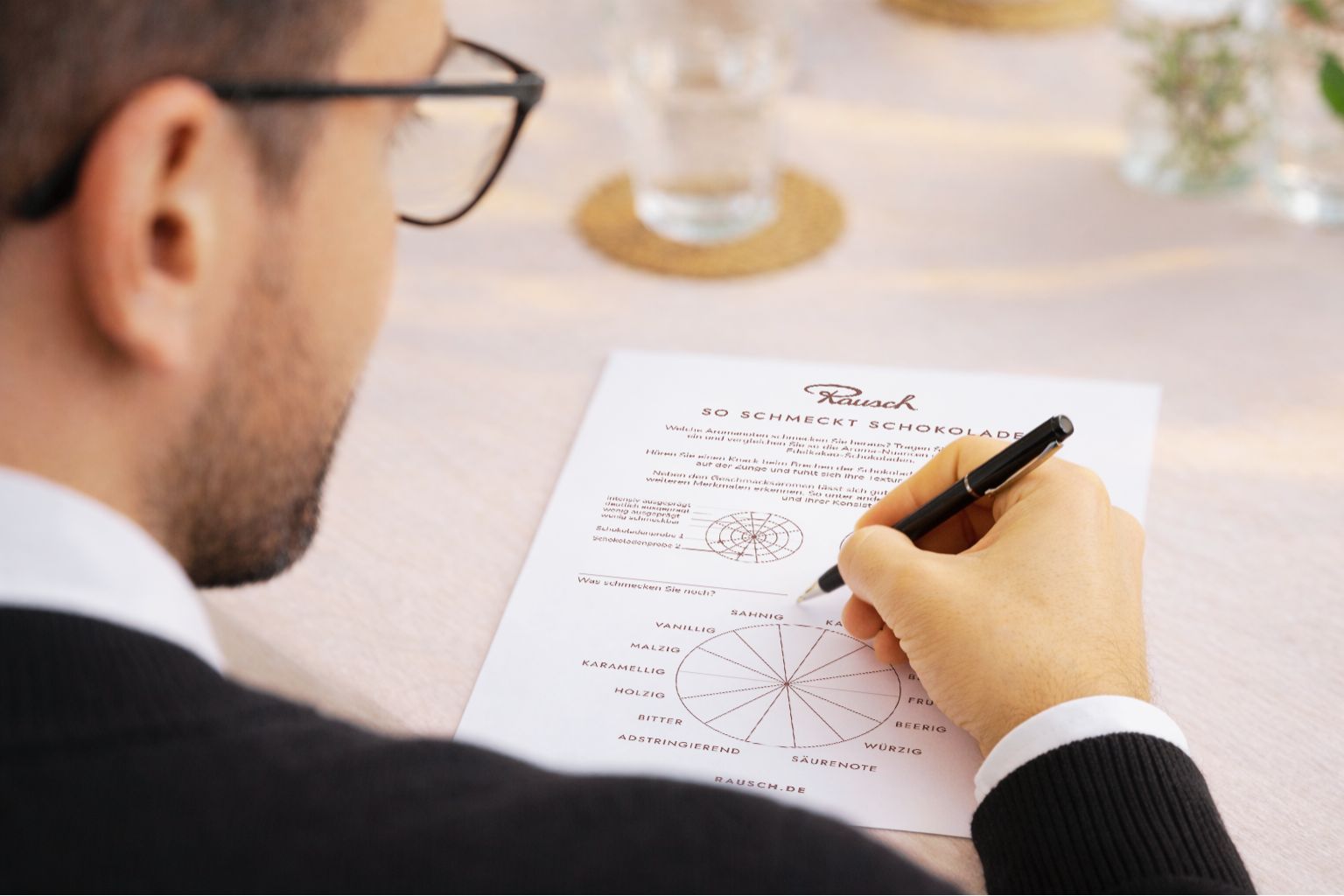 Schokolade verkosten: Verkostungsbogen ausfüllen | Rausch