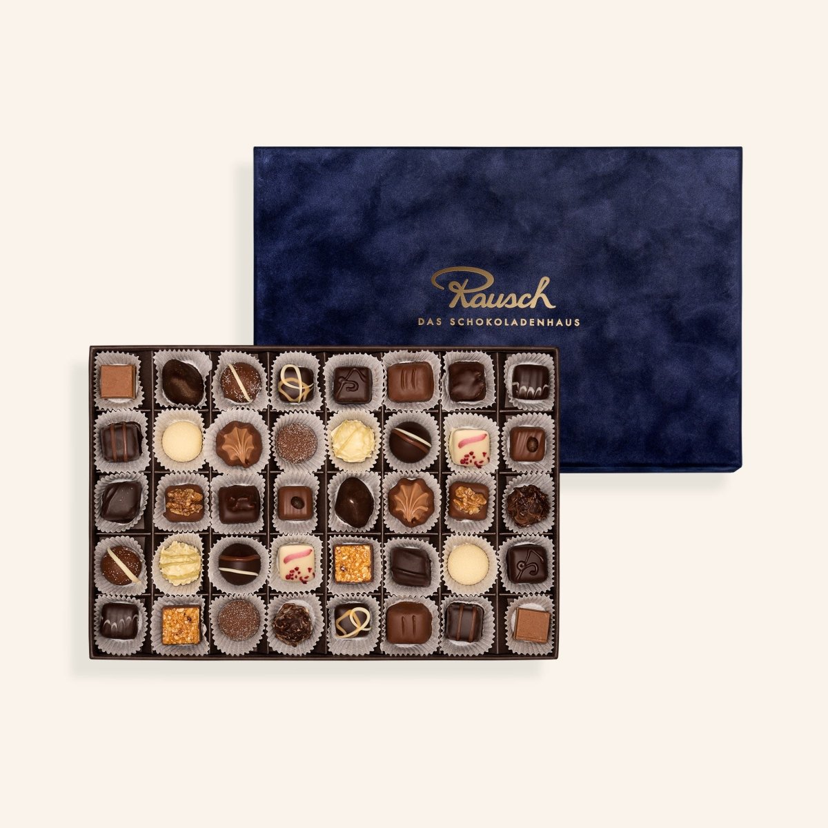 PREMIUM-SCHATULLE SAMT BLAU - Rausch