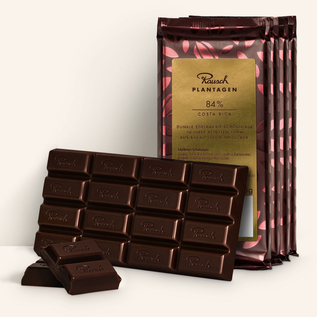 Bundle aus Rausch Plantagen Costa Rica 84% Schokolade