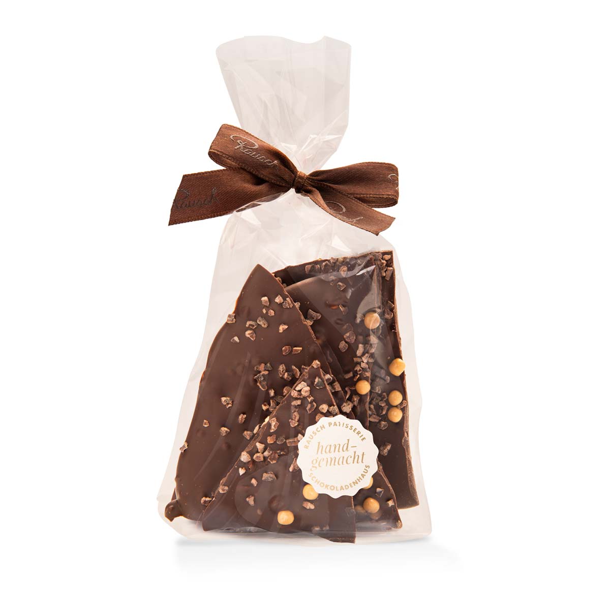 CARAMEL & COCOA NIBS PERU 60 % | 150g