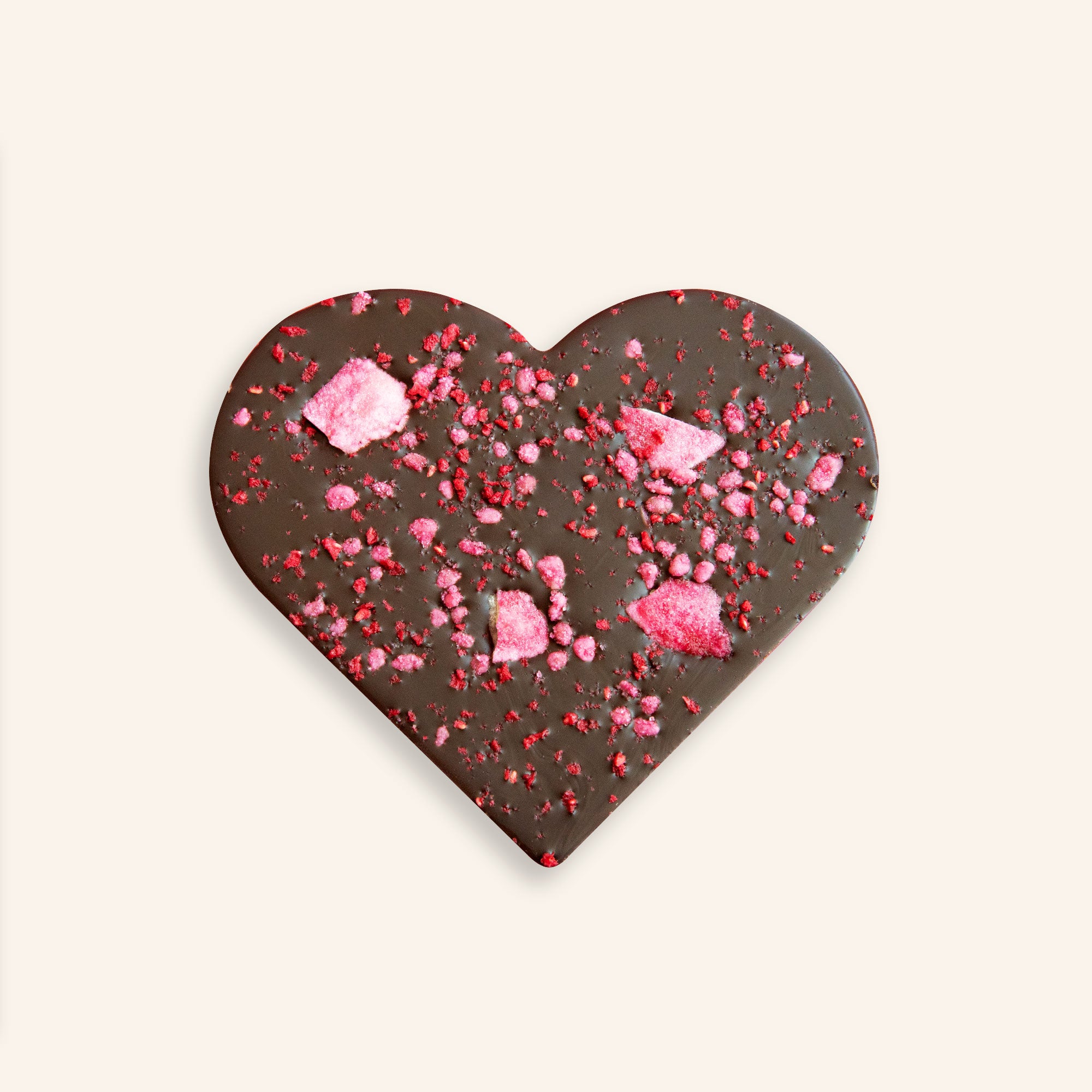 HANDMADE HEART-SHAPED BAR WITH ROSE PETALS