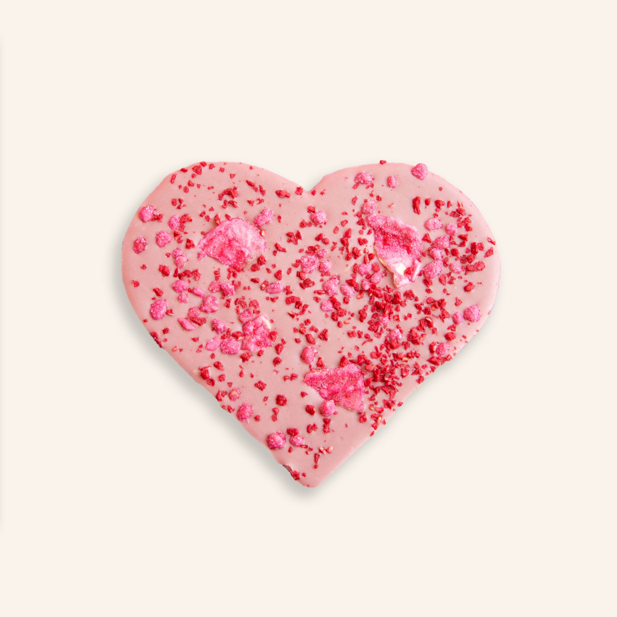 HANDMADE HEART-SHAPED BAR WITH ROSE PETALS