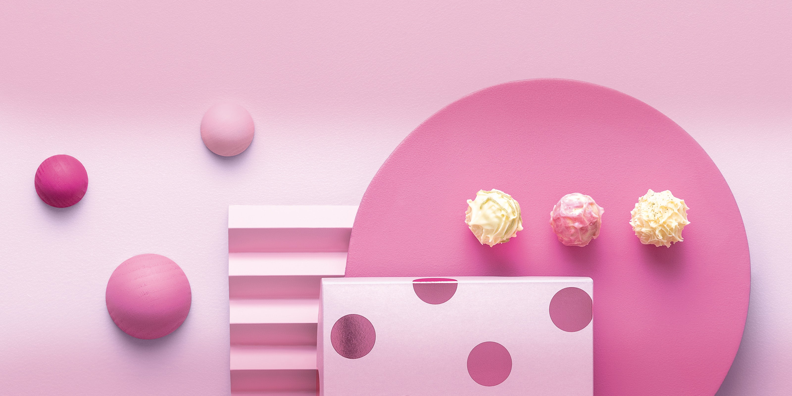 Rausch Trüffel Banner pink