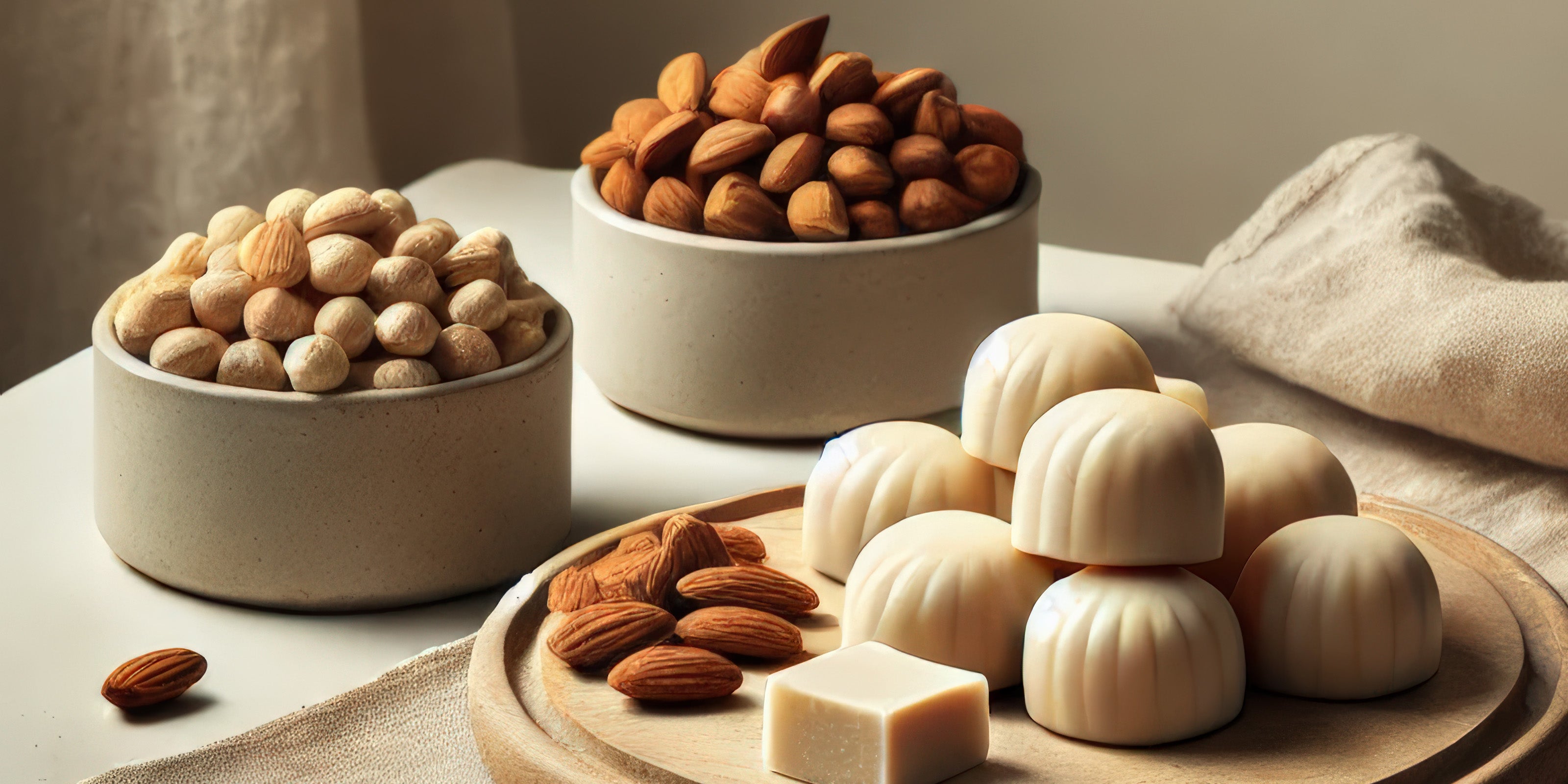 Rausch Banner Nougat und Marzipan