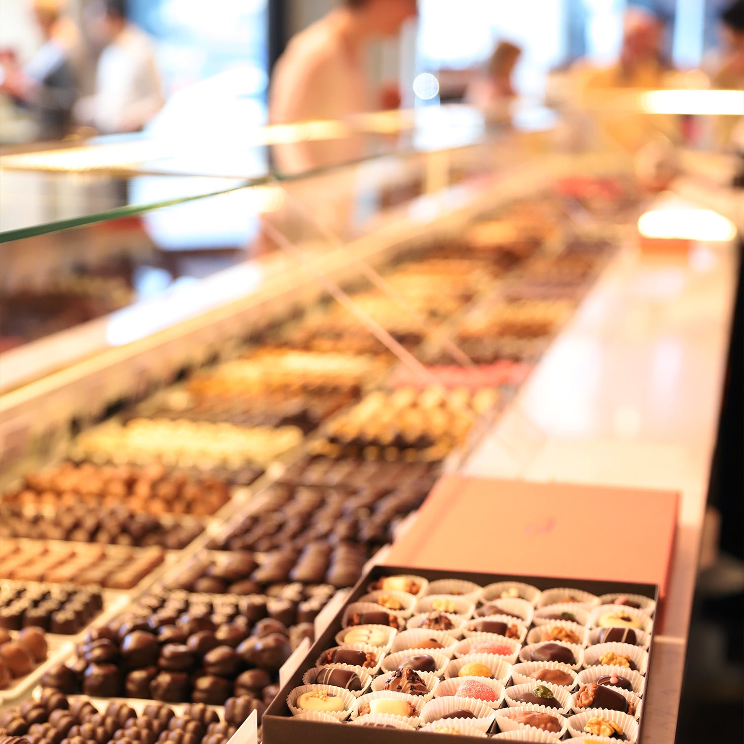 Rausch Schokoladengeschäft Berlin Theke